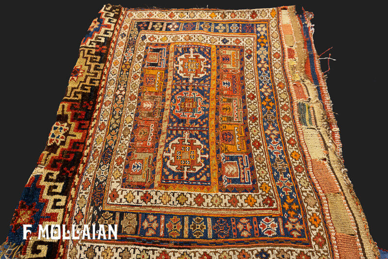 Antique Persian Sirjan Sella Rug (96x76 cm)